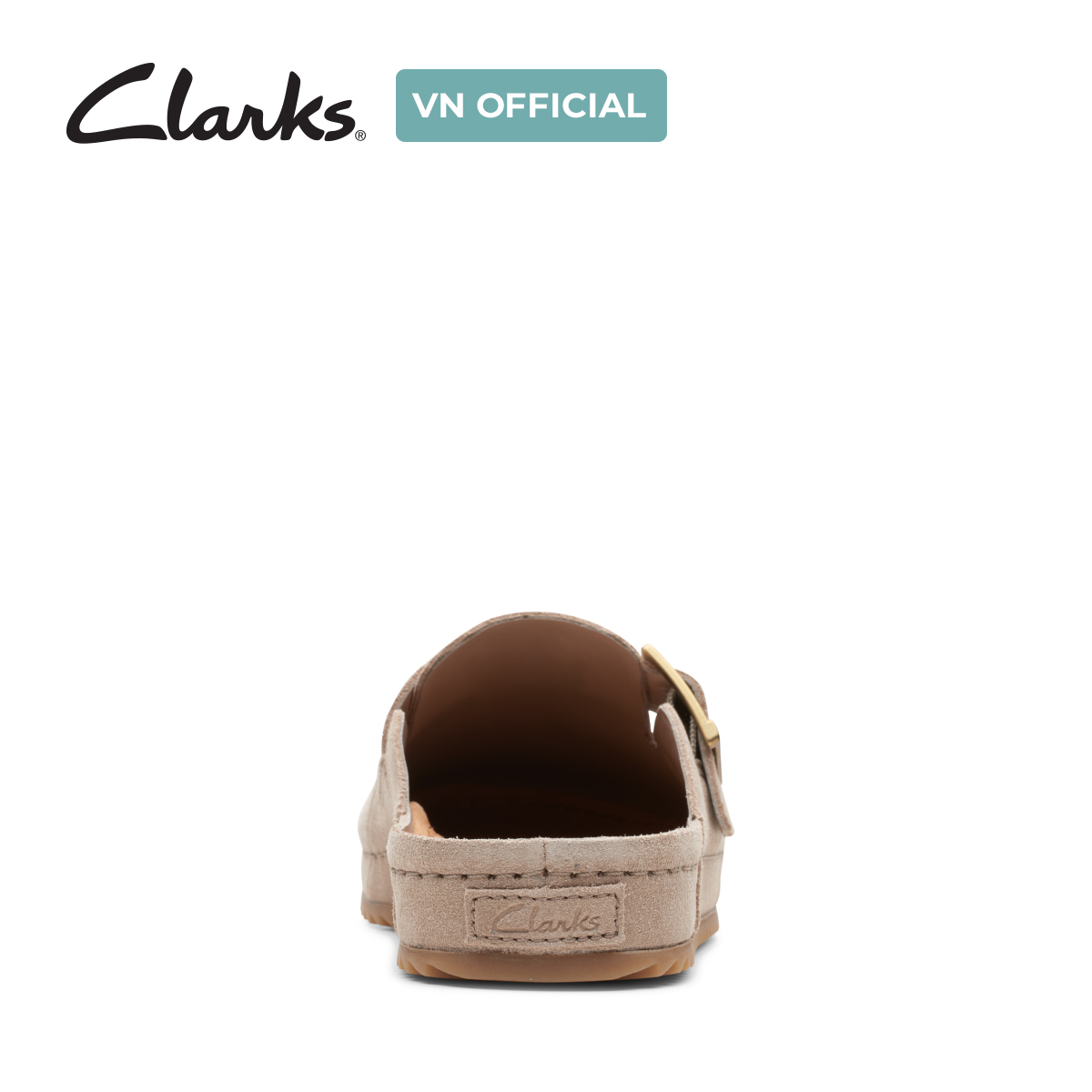Giày Mule Da Lộn Nữ Clarks - BrookleighMule