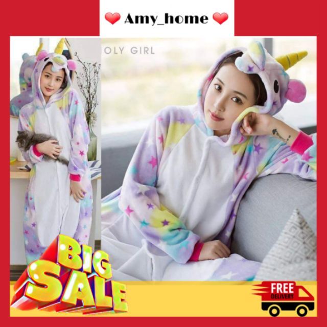 Bộ Đồ Thú Unicorn Star (Kỳ Lân Ngôi Sao)