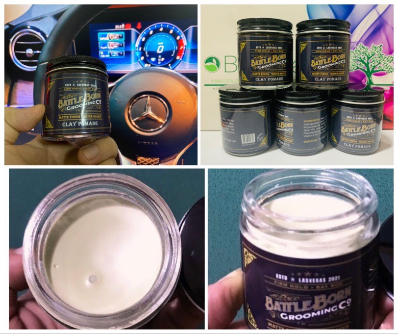 Sáp tạo kiểu Battle Born Clay Pomade