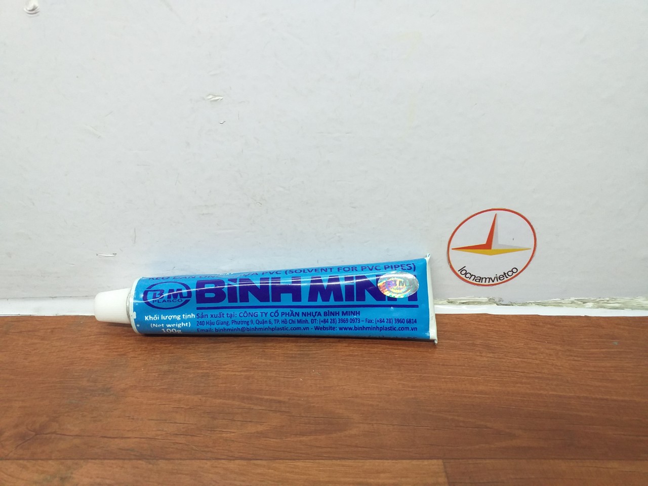 Keo dán ống nhựa PVC Bình Minh 100G