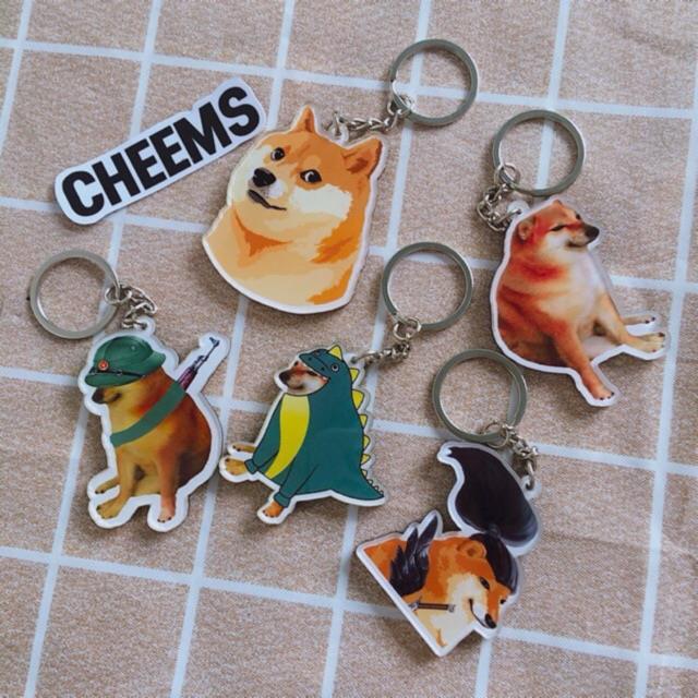 Móc khoá Cheems - móc khoá mica