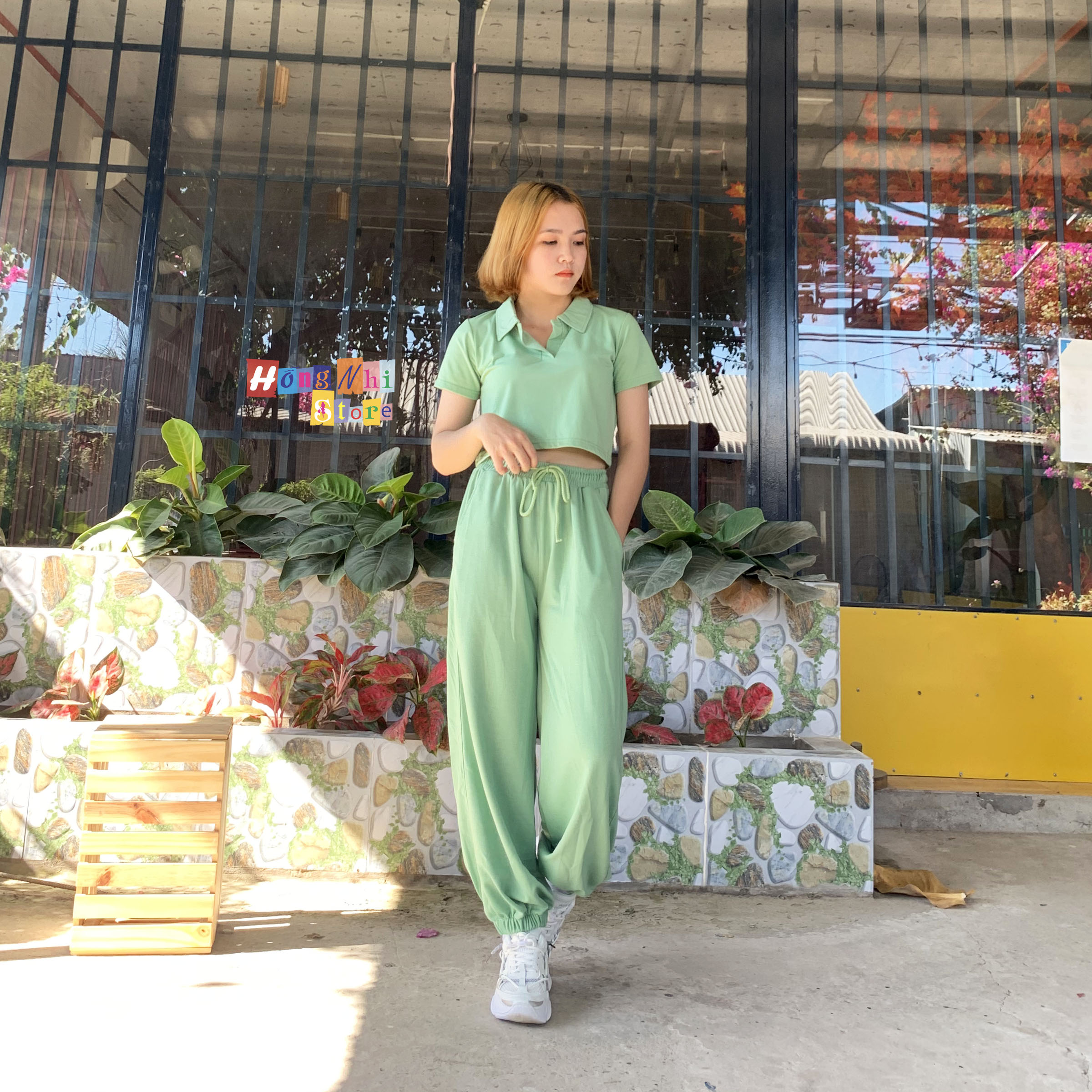 Quần Jogger Basic Pant Ulzzang Unisex Jogger Trơn Bo Lai - MM