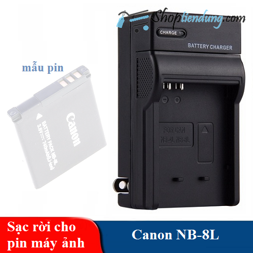 Sạc rời cho pin NB-8L của máy ảnh Canon