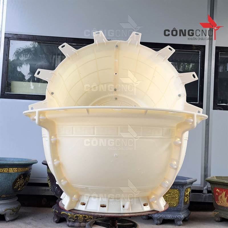 Khuôn Chậu Cảnh Tròn Trơn 60 (Không Hoa Văn)