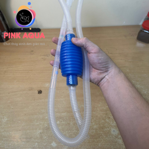 Bơm tay thay nước hồ cá - Hút cặn đáy bể cá