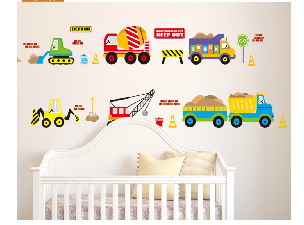 Decal Dán Tường Giao Thông ( Kt 1m2 x 1m2)