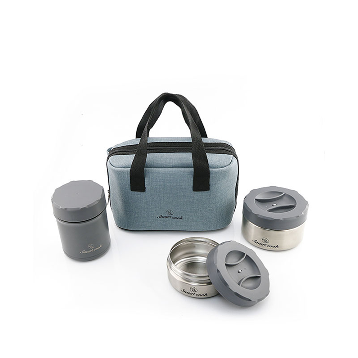 Bộ 3 Hộp Đựng Cơm Lunch Box Elmich Smartcook SM-3956