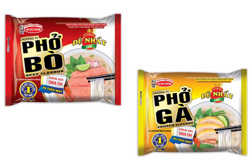 Combo 10 Gói Phở Gà Đệ Nhất Acecook 65G