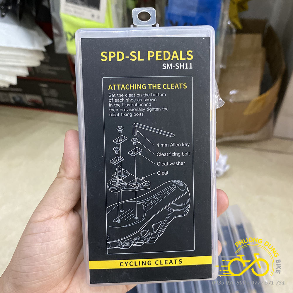 Can cá xe đạp cho pedan can Shimano 6 độ