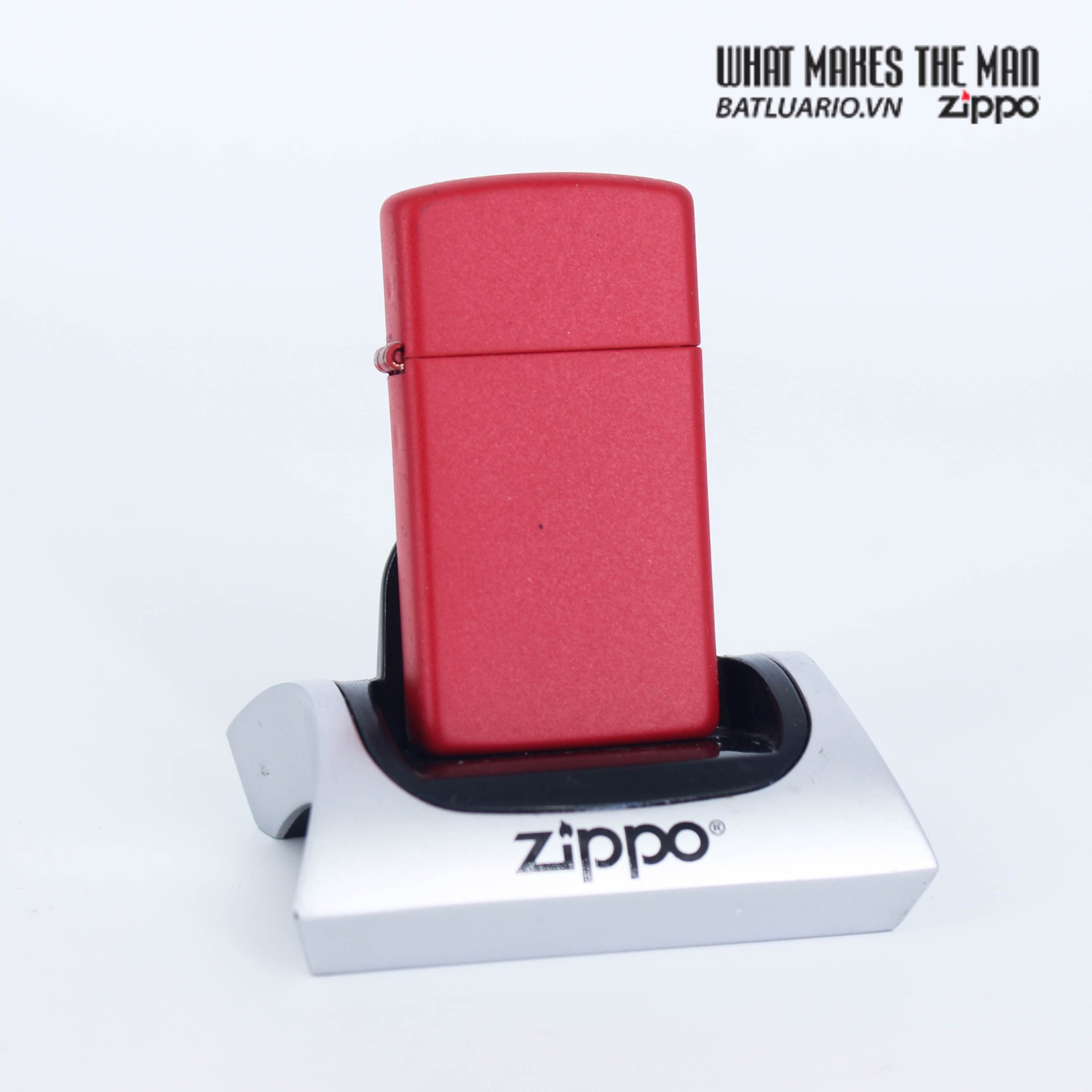 Bật lửa zippo 1633 - zippo slim® red matte