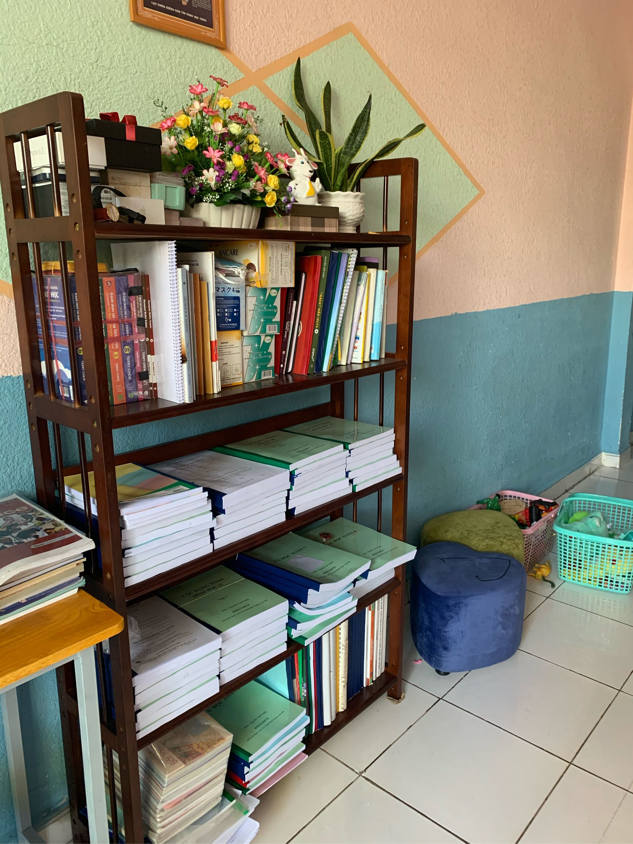 KỆ SÁCH GỖ 5 TẦNG RỘNG 63CM - KỆ GỖ LẮP RÁP 5 TẦNG RỘNG 63CM