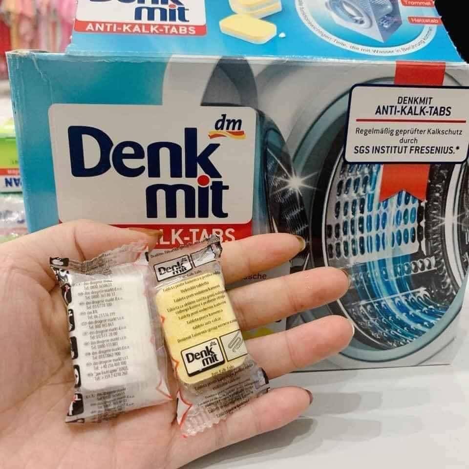 [Combo 10 viên] Viên Tẩy Lồng Máy Giặt Denkmit - Nội địa Đức