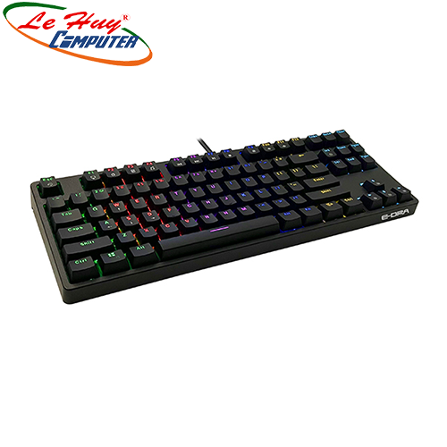 Bàn phím cơ E-Dra EK387L Rainbow Huano Switch (Blue/Brown/Red)