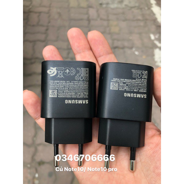 Cốc sạc 25w zin samsung note 10/ note10 pro ♥️