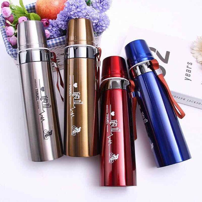 Ly Giữ Nhiệt Thái Lan 900ml Inox 304 Cao Cấp - Nắp Chống Trào Nước + Tặng Kèm Bộ Phụ Kiện