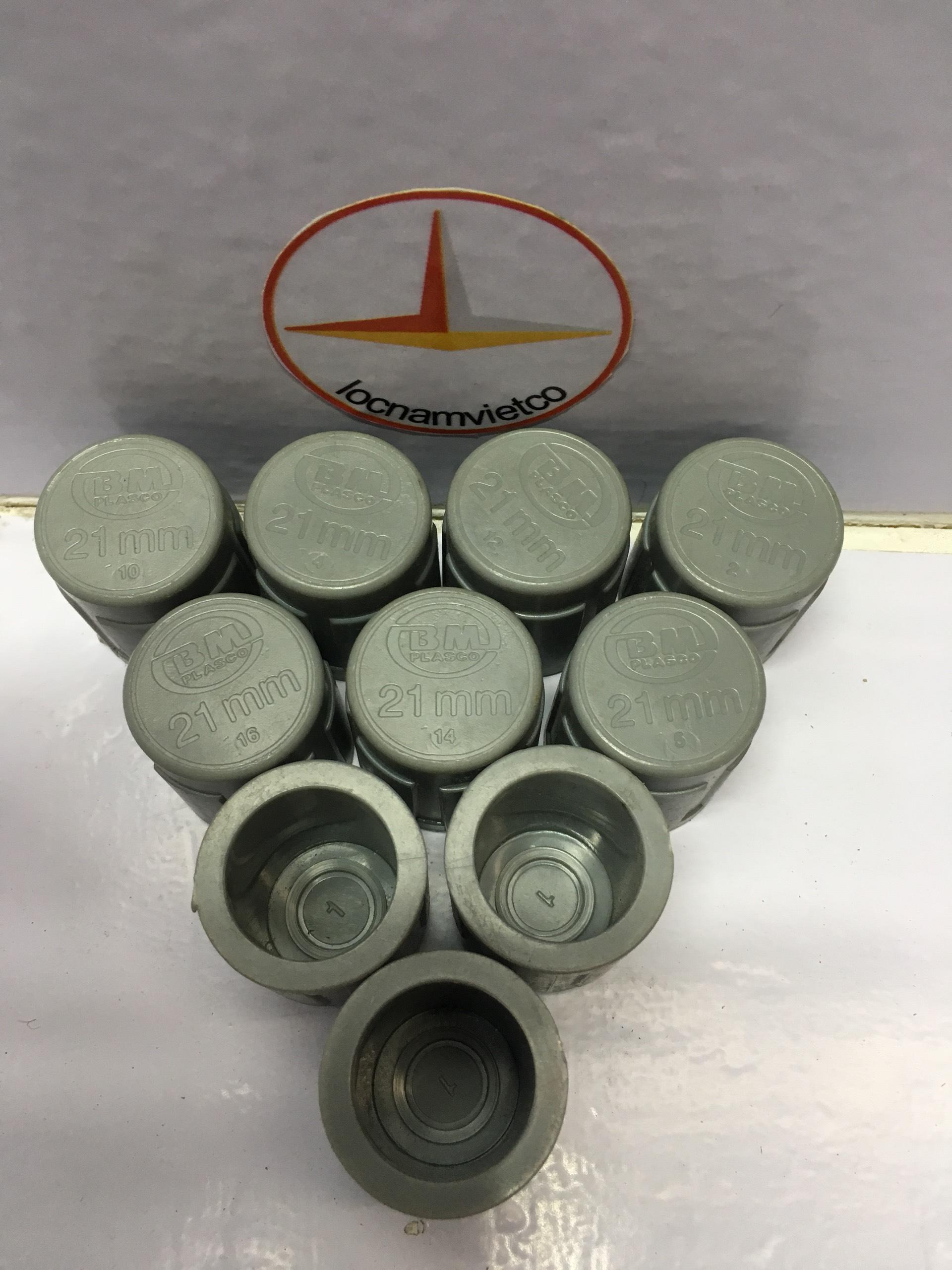 Nắp bịt PVC Bình Minh phi 21, 27( 10 cái )