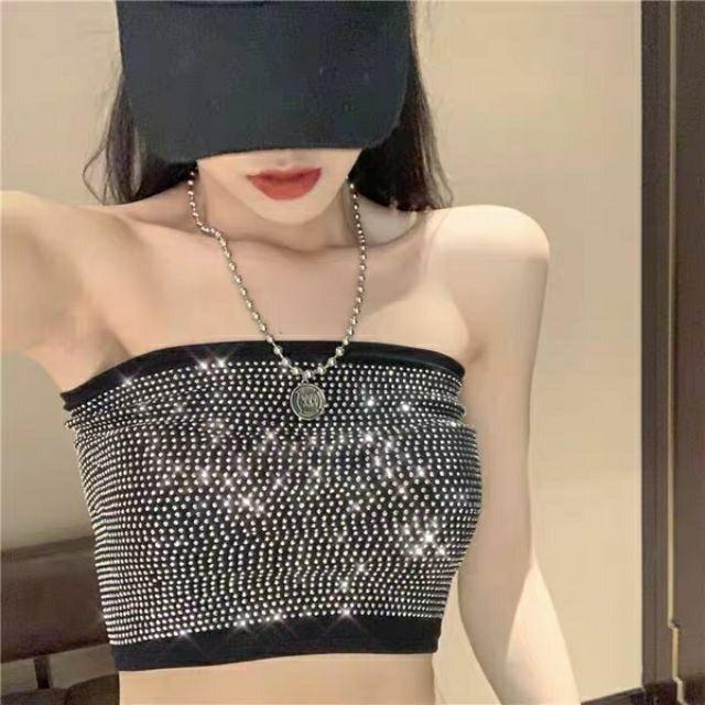 Áo ống đính kim sa