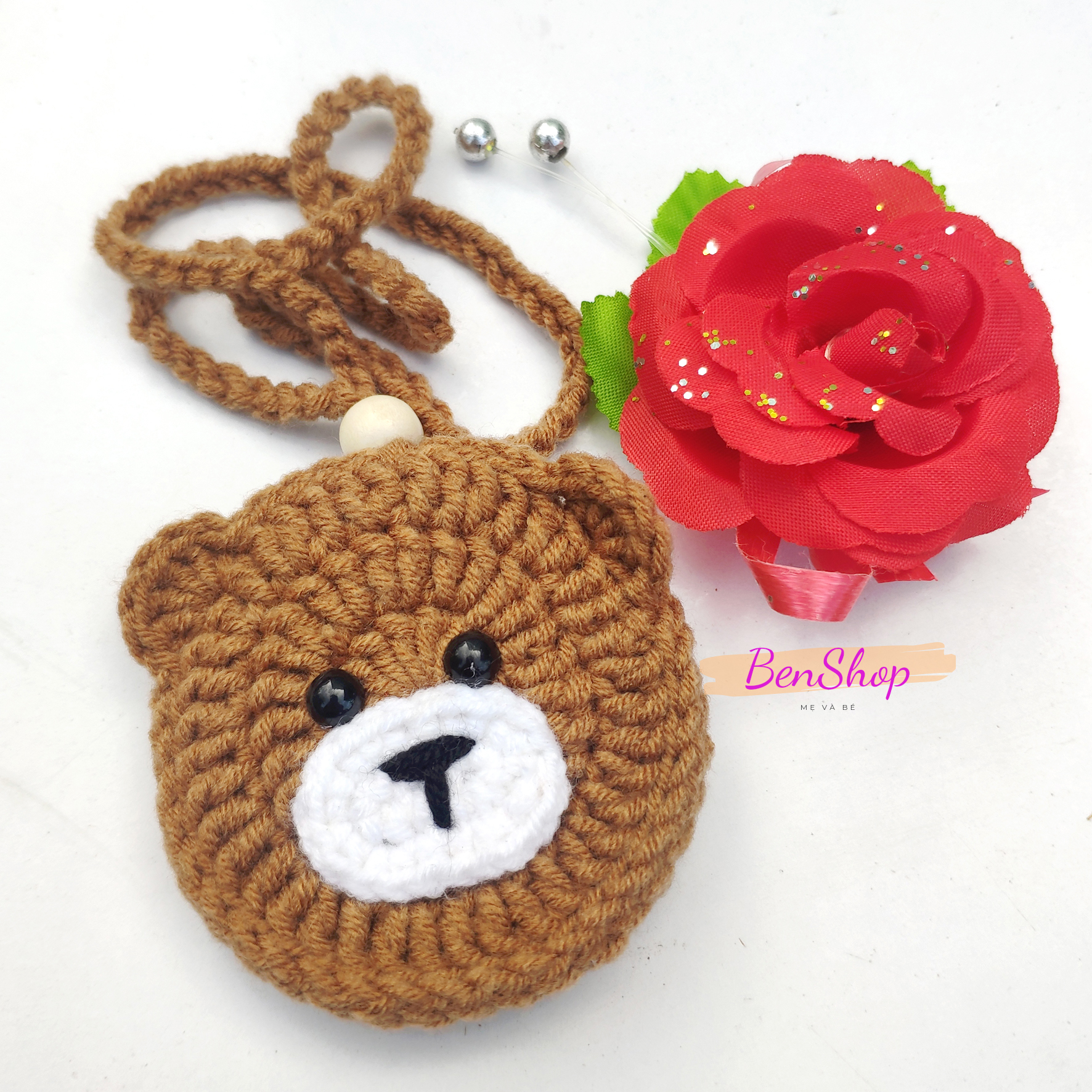 Túi đựng tỏi Handmade len mềm cho bé sơ sinh
