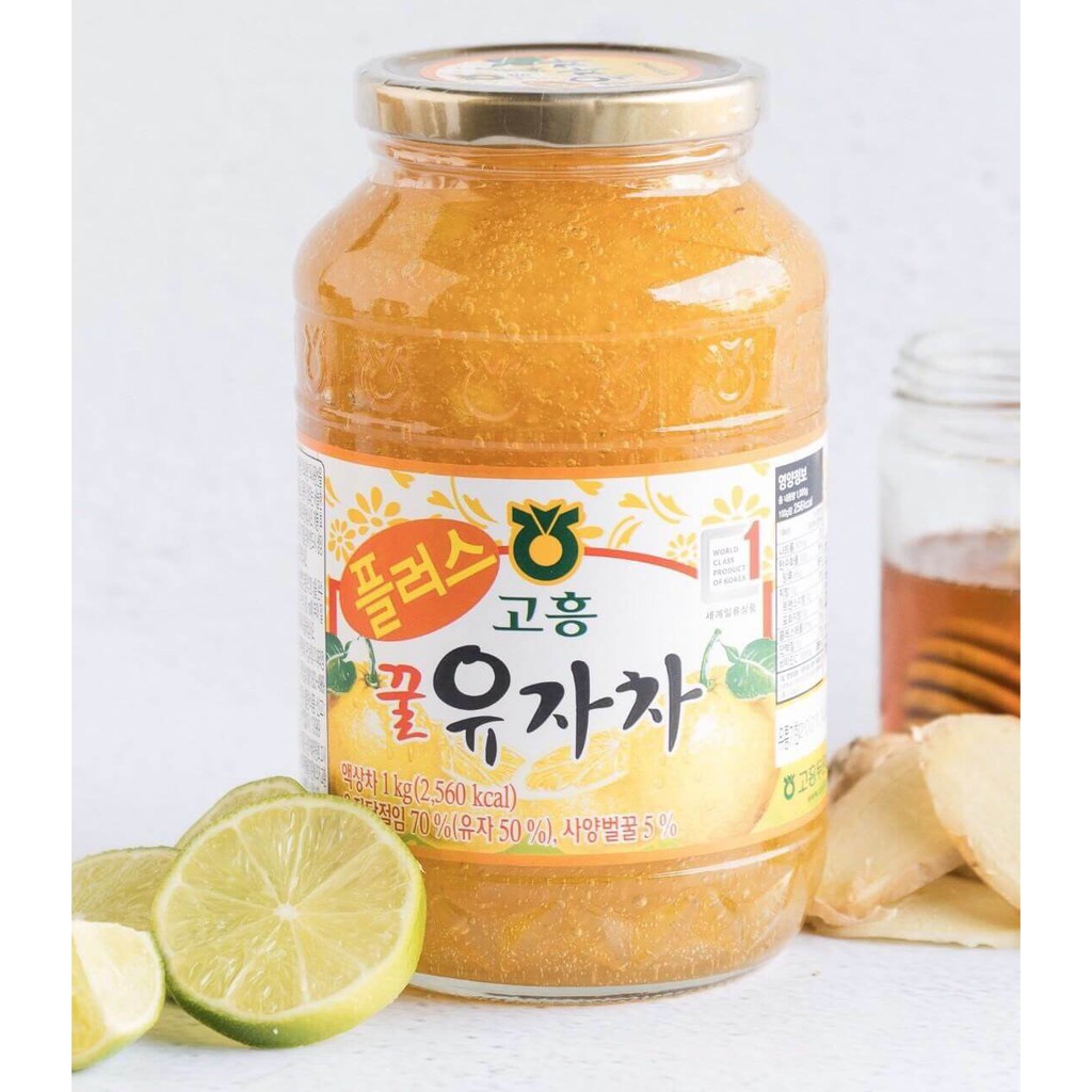 Mật ong chanh vàng Hàn Quốc hủ 1Kg