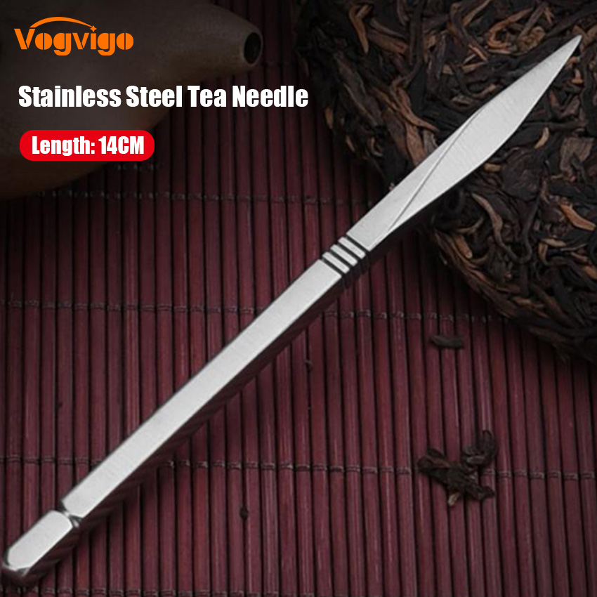 1pc Stainless Steel Tea Cutter Delicate Tea Cutter Puer Tea Cone Tea Ceremony Accessories Craft Kung Fu Teasets Spiral Tea Cutter