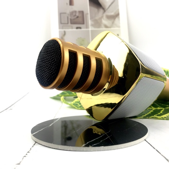 Micro hát karaoke Bluetooth SD17 cao cấp - Mic cầm tay mini, Micro hát karaoke Bluetooth kèm loa không dây SD17- Bass cực chuẩn hỗ trợ cổng cắm thẻ nhớ jack 3.5mm, Nghe Nhạc Cực Hay, Mic Bắt Giọng Rất Tốt