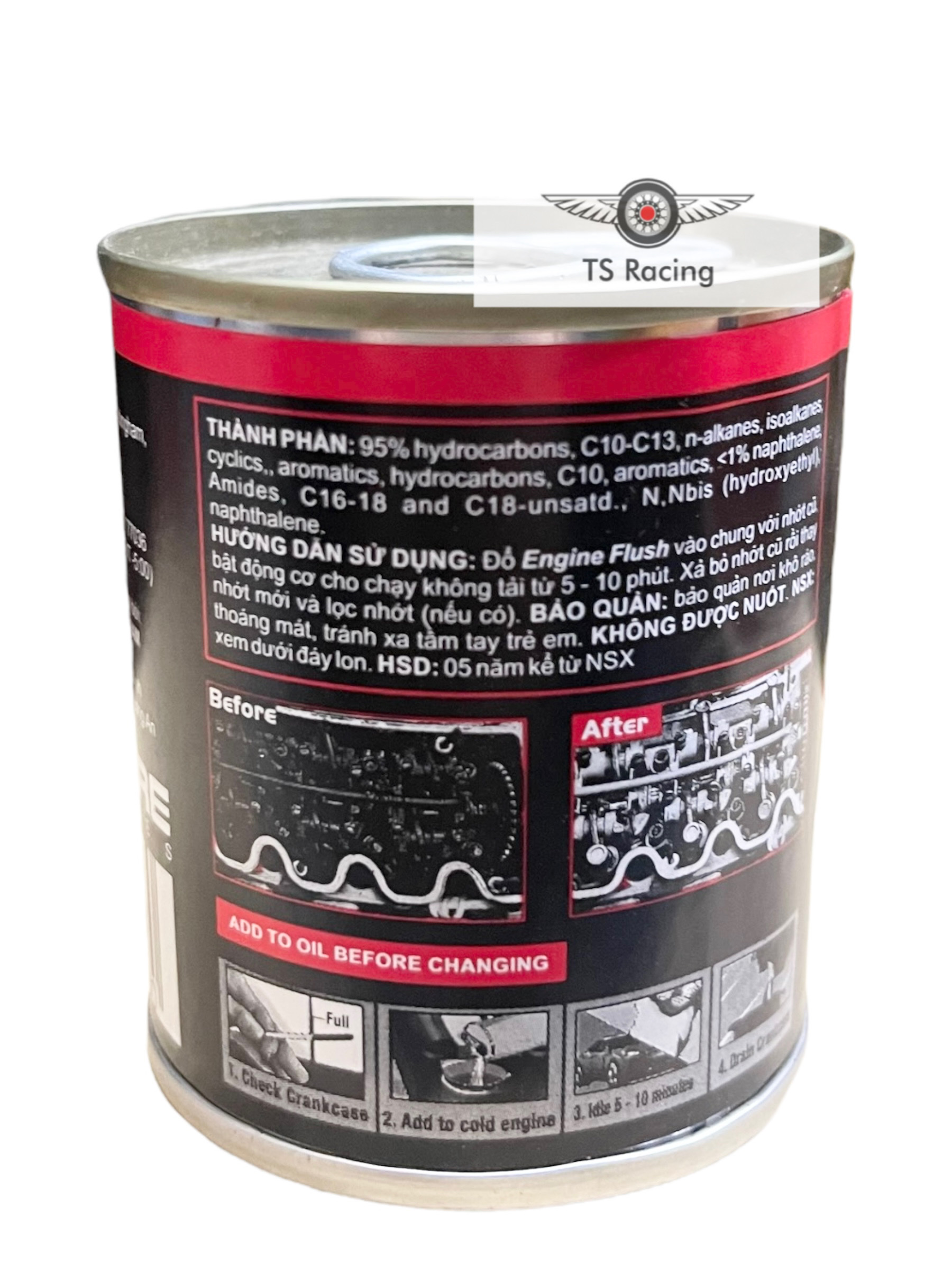 Súc động cơ xe máy Thunder 5-Minute Engine Flush 80ml