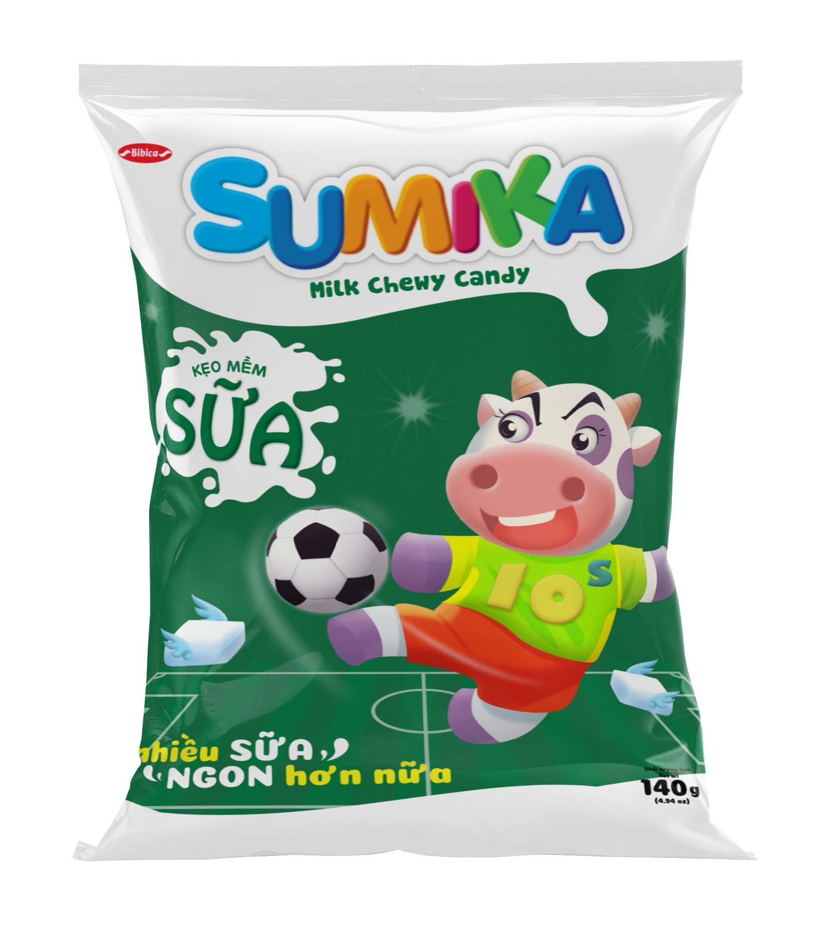 Combo 3 Kẹo Mềm Sumika Sữa Bibica 140g
