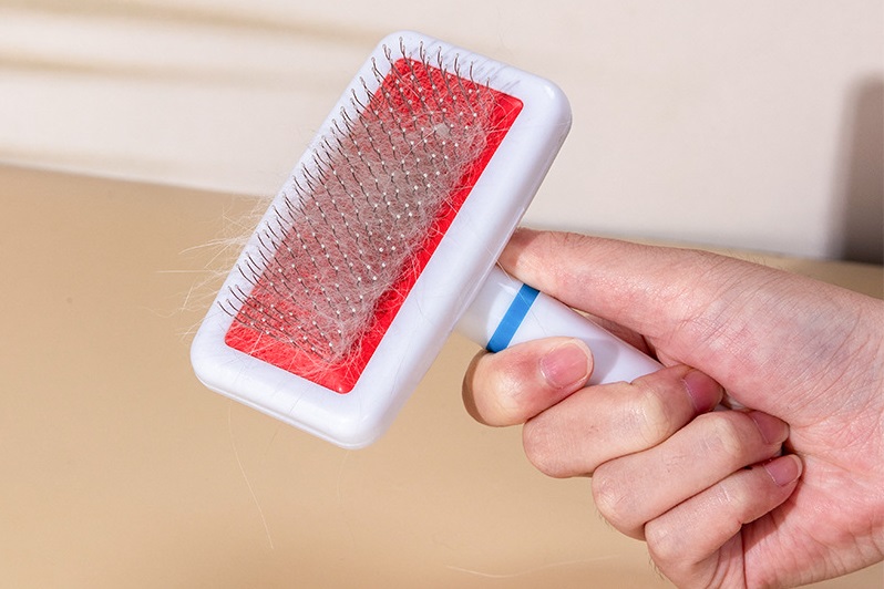 Lược chải lông thú cưng đầu vuông 13x10cm