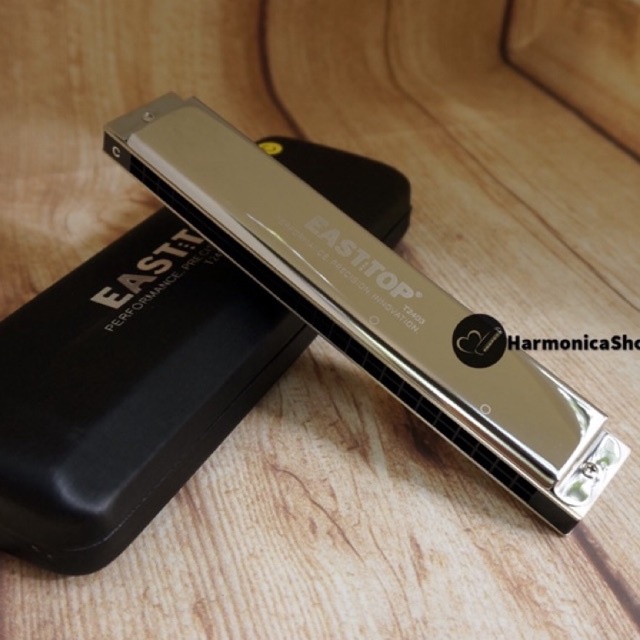 🎶Kèn Harmonica 24 lỗ tone Am🎵Tremolo Easttop T2403 version 2 (có tone thứ)
