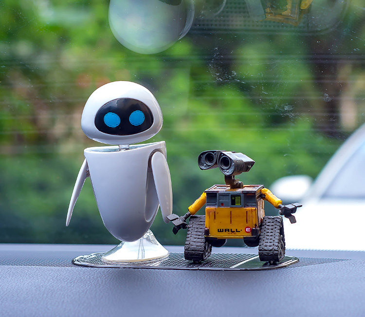 Mô hình nhân vật Wall-E, EVE phim Robot biết yêu cao 7cm