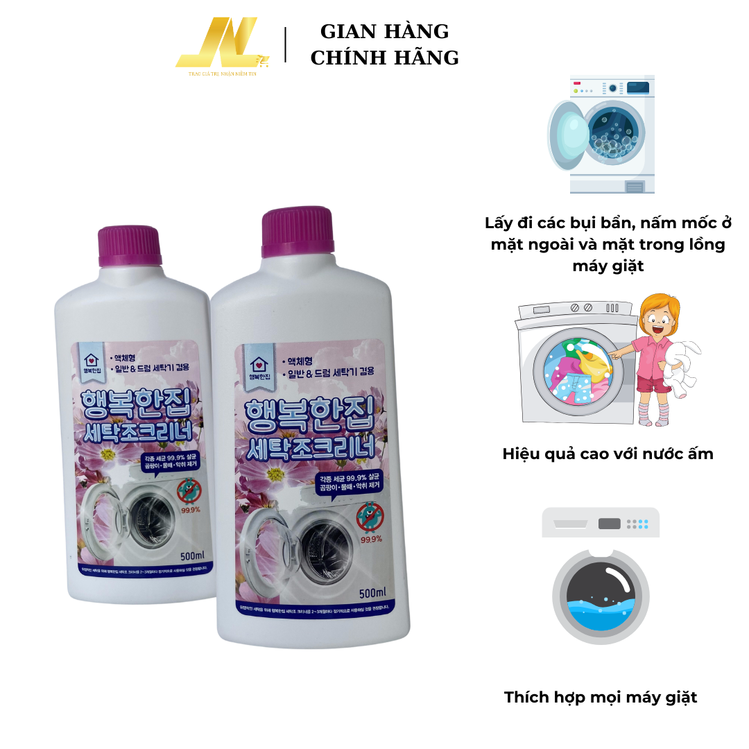 Nước Vệ Sinh Máy Giặt Haengbokanjip 500ml