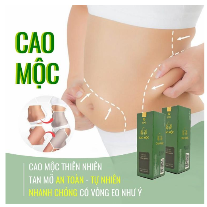 Cao tan mỡ bụng Cao mộc ZN ( Cao lá rừng mẫu mới nhất)