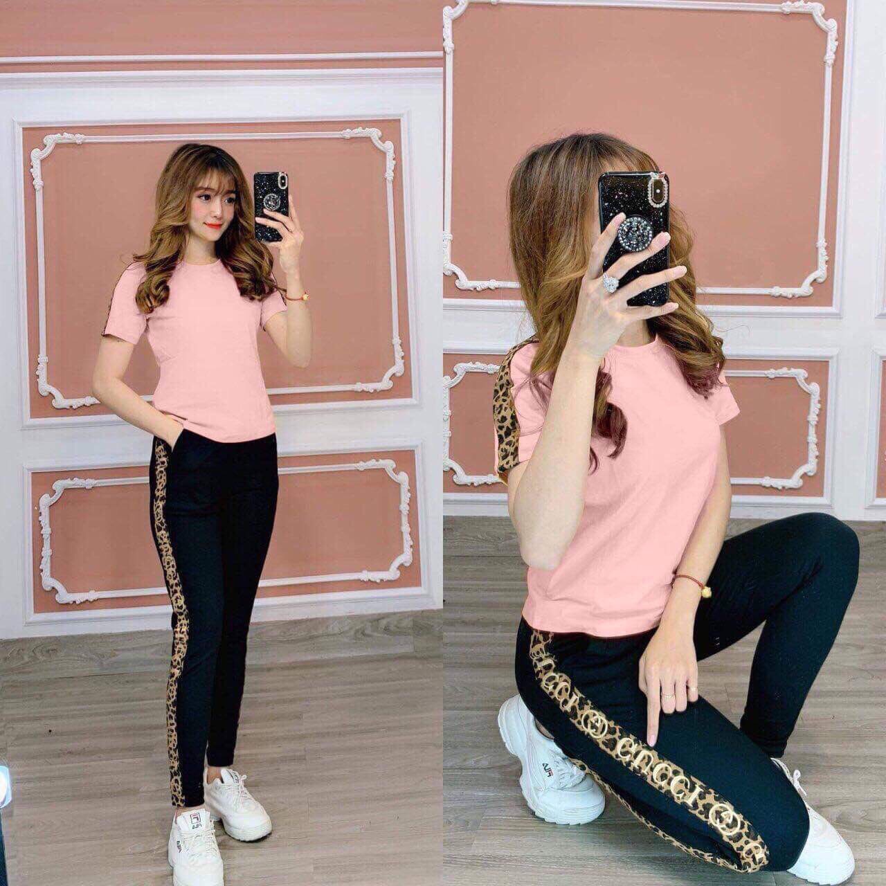 Set bộ đồ thun cotton nữ tính bqfs