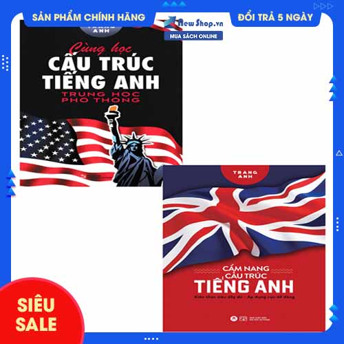Sách - combo cẩm nang cấu trúc tiếng anh + cùng học cấu trúc tiếng anh trung học phổ thông - newshop