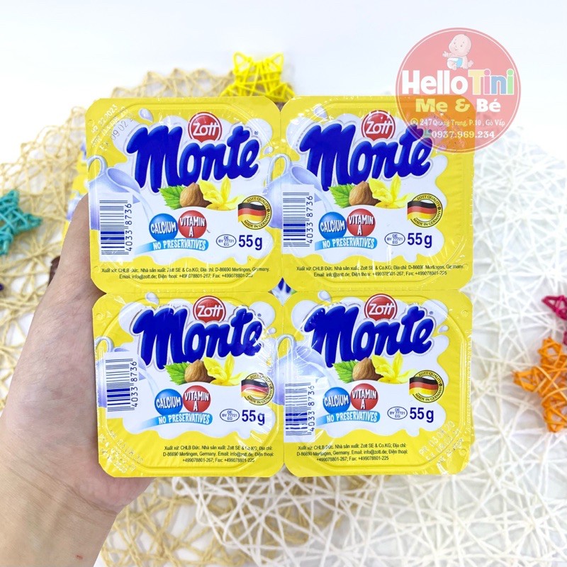 v&aacute;ng sữa monte