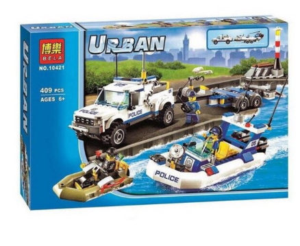 [Ảnh thật] [Rẻ vô địch] Đồ chơi trẻ em lắp ráp xếp hình Lego City 60045 Bela 10421 Tàu Tuần Dương CS 409pcs