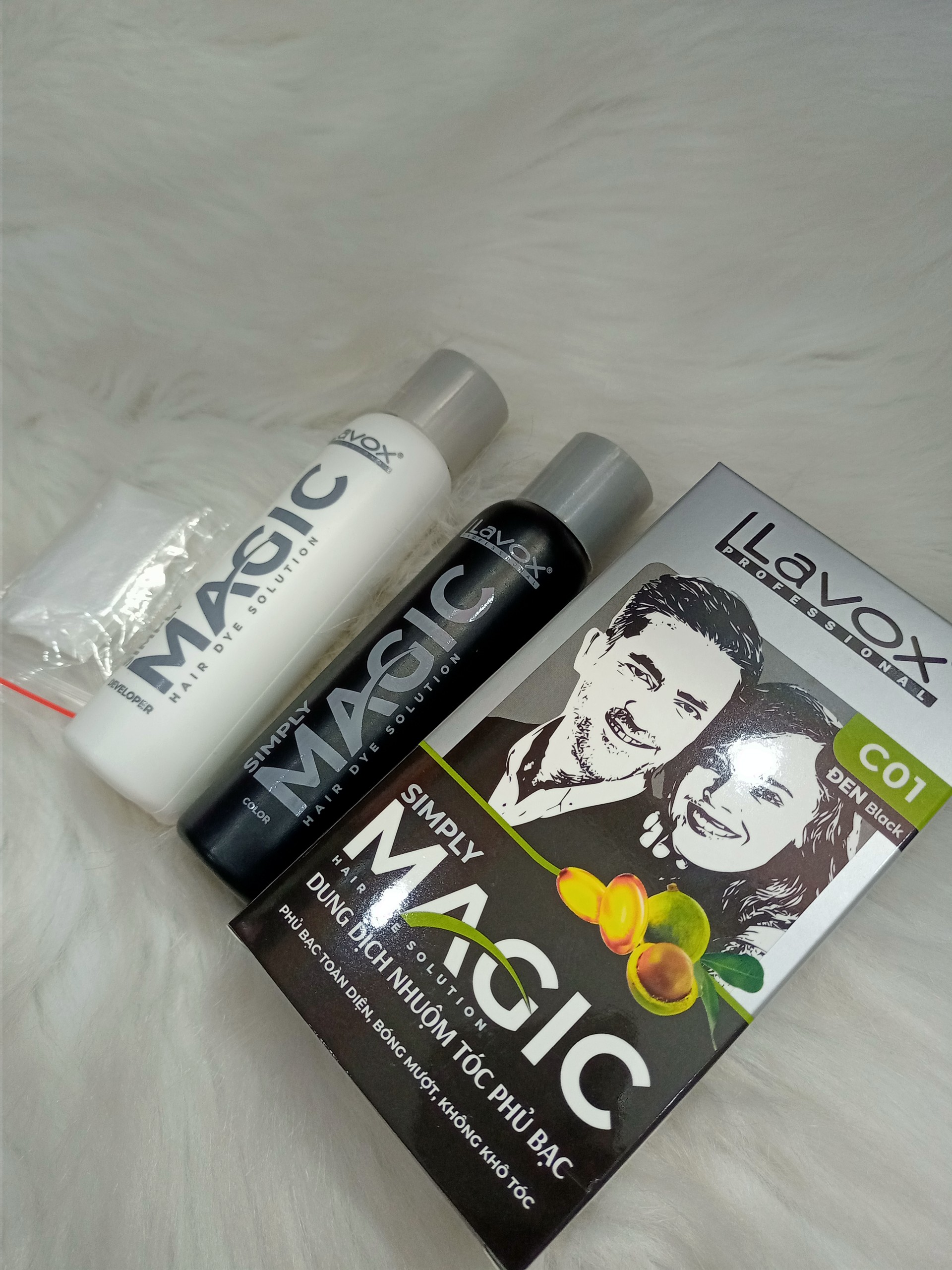Nhuộm tóc  phủ bạc Magic