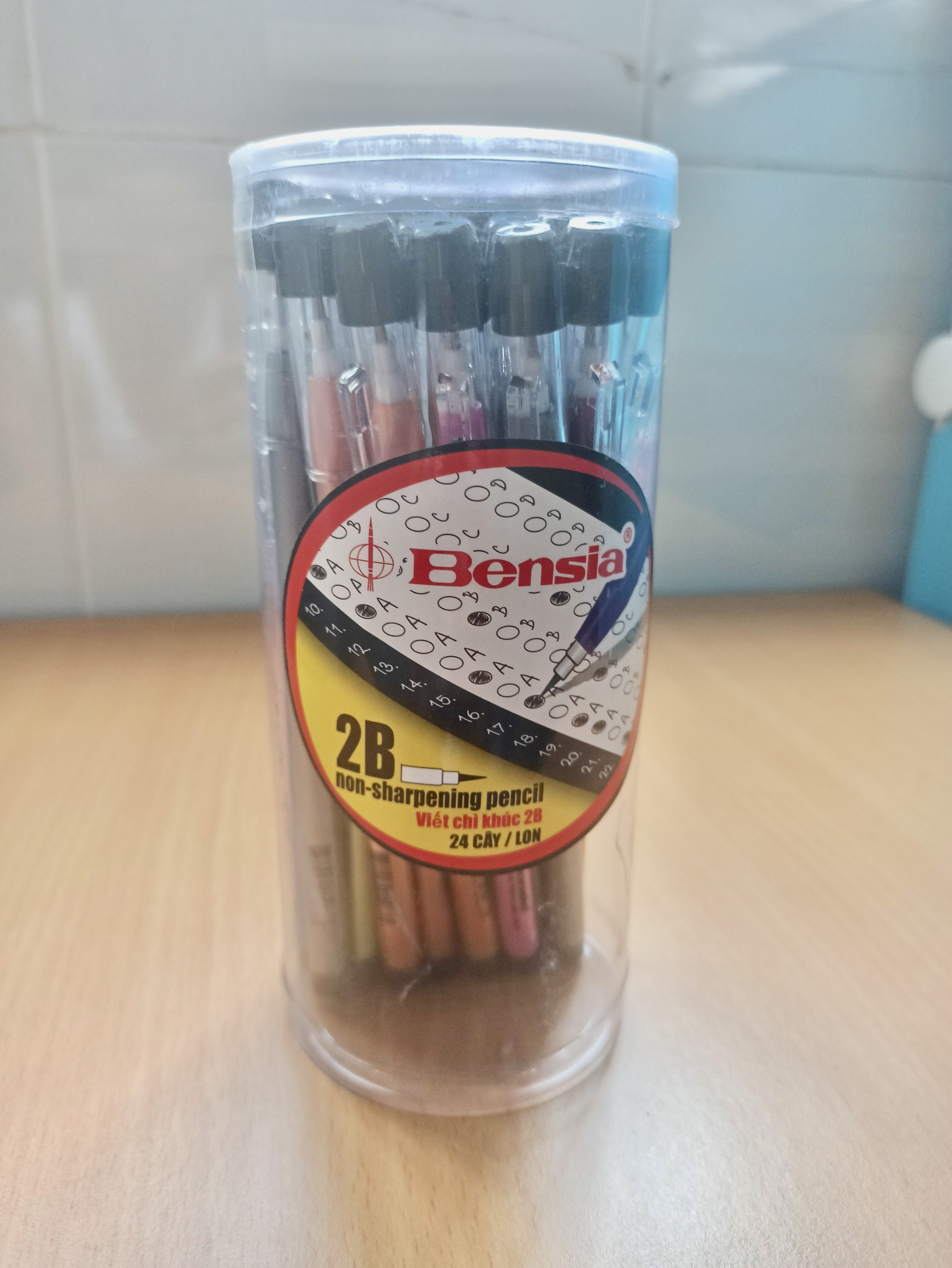 Bút chì khúc Bensia loại chì 2B
