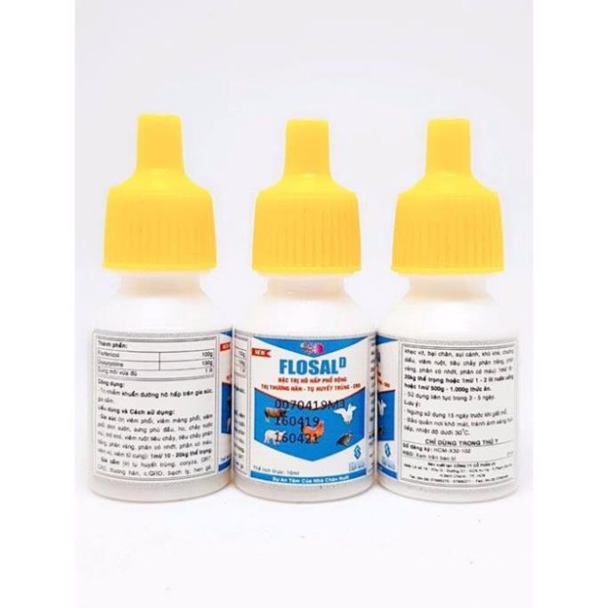 FLOSAL D KHÒ KHÈ, HEN KHẸC 10ML