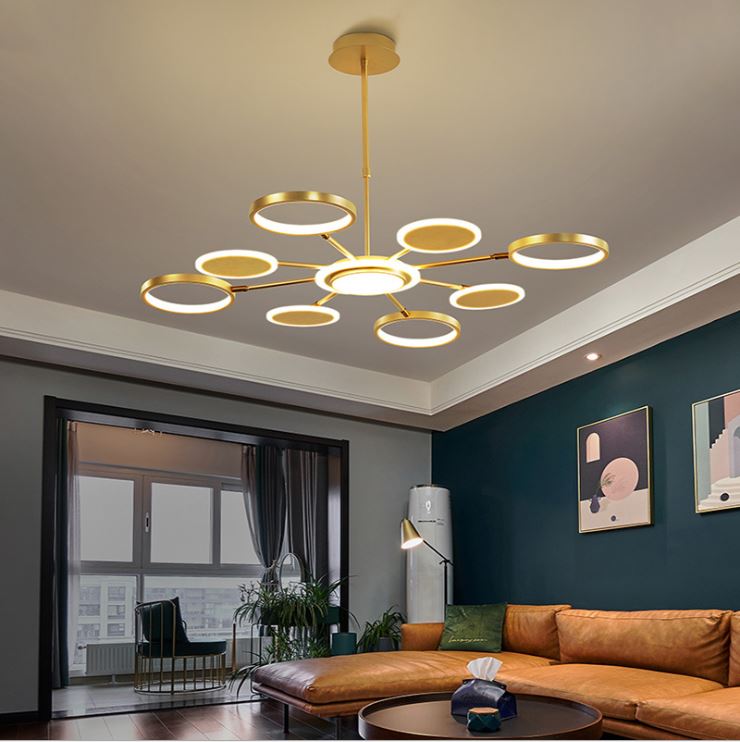 Đèn thả MONSKY ERITER kiểu dáng sang trọng với 3 chế độ ánh sáng hiện đại - kèm điều khiển từ xa.