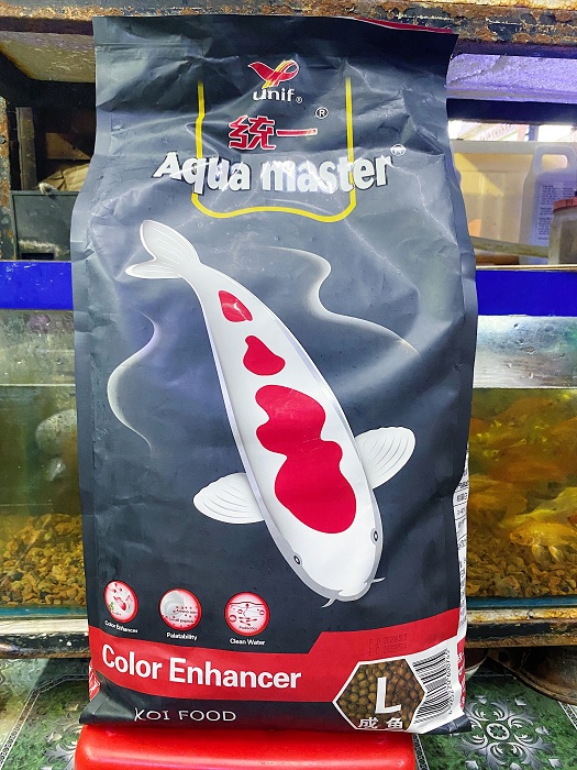 "Hoàn tiền đến 10%" AQUAMASTER COLOR THỨC ĂN TĂNG TRƯỞNG LÊN MÀU CHO CÁ CHÉP KOI CHIẾT LẺ 5KG