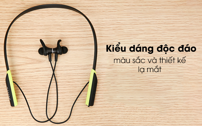 Tai nghe Bluetooth Mozard Flex4 Đen Xanh