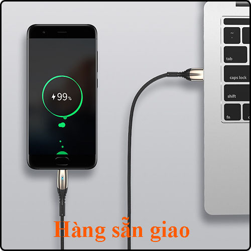Dây Sạc Nhanh Iphone Bọc Dù Cao Cấp 1m Có đèn Led