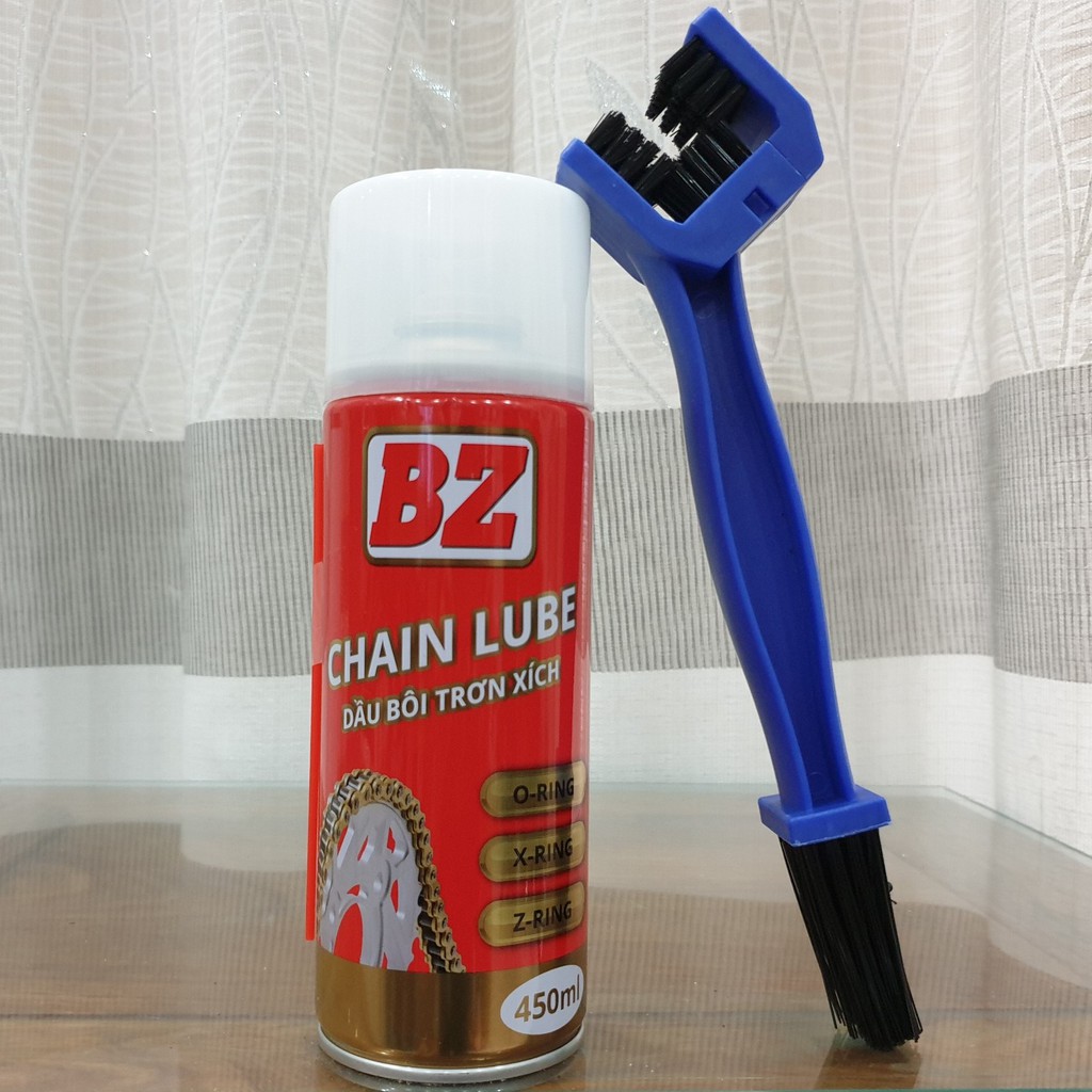 Chai xịt dưỡng sên bz chain lube 450ml