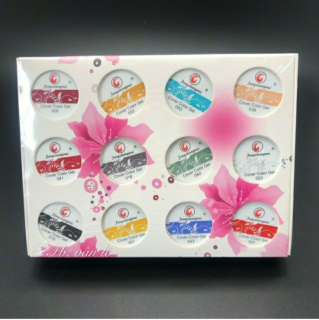 Set gel vẽ nổi 12 màu MOON NAIL