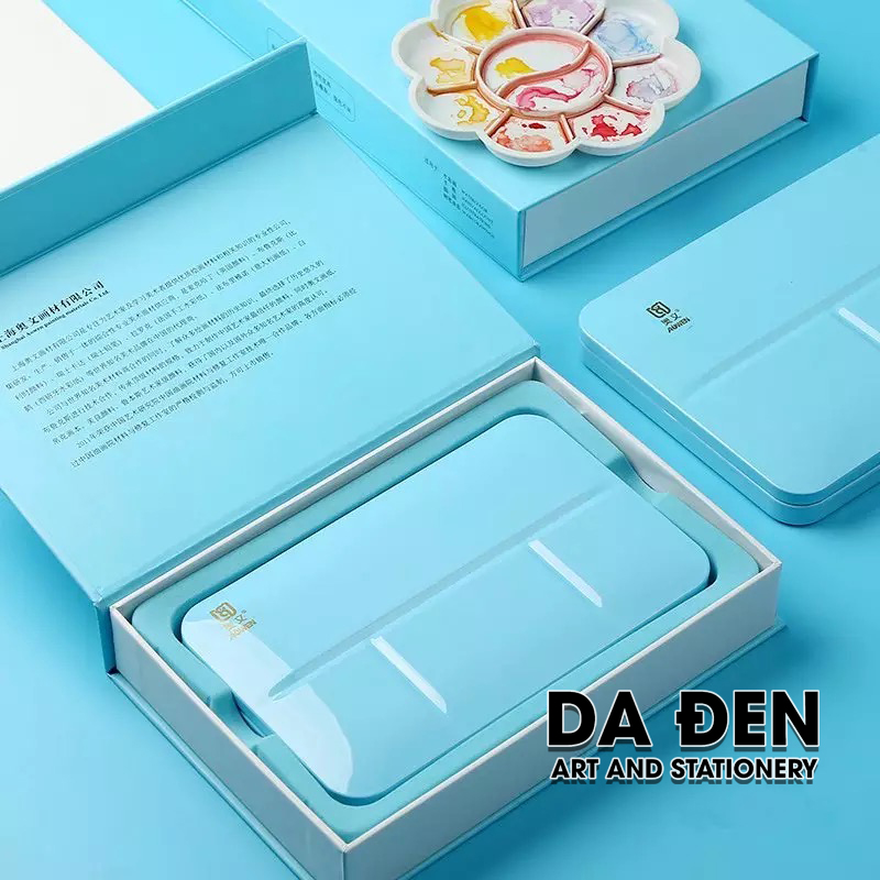 [DA ĐEN] Màu nước OWIN Hộp Sắt 24/36 Màu