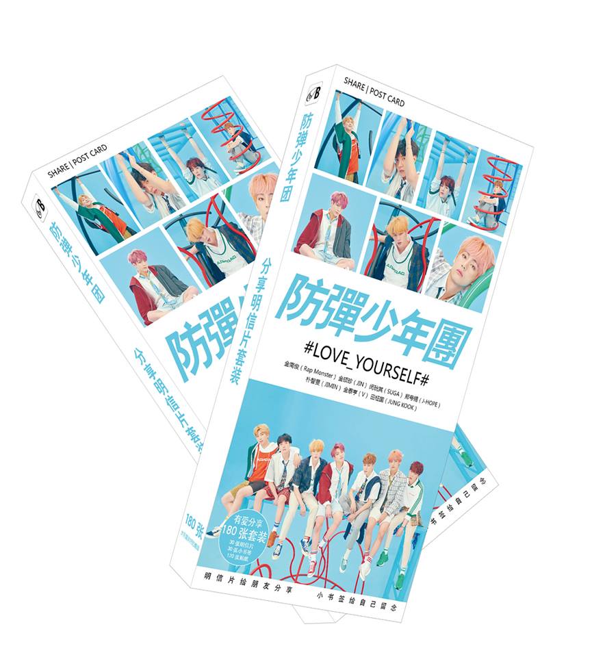 (nhiều mẫu) Hộp postcard BTS Persona, Love yourself, Answer,...