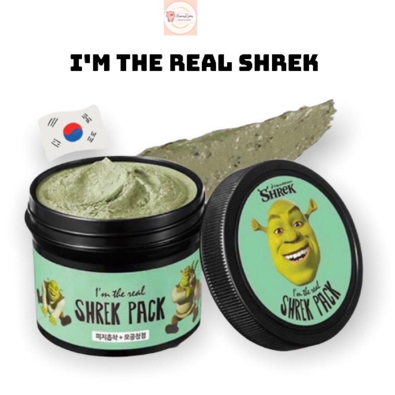[Nhập RAISINGSTAR18, giảm 30k cho đơn 99k]( Mẫu mới) MẶT NẠ mask đất sét Im The Real Shrek pack 110G