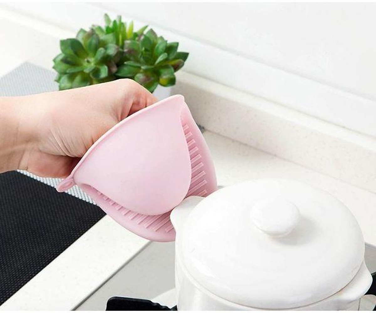 Set 2 Miếng Nhấc Nồi Silicon Nhiều Màu