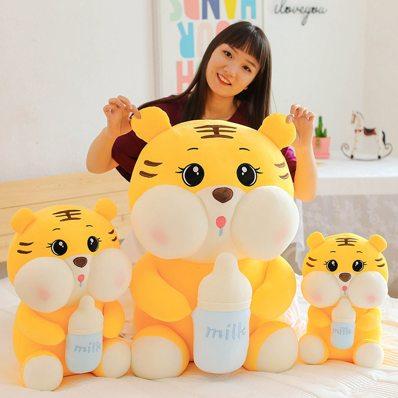 Gấu Bông Hổ Ôm Bình Sữa